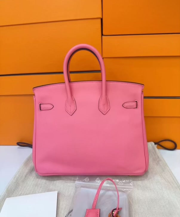 Hermès Birkin 25 Rose Azalee with Swift Gold Hardware