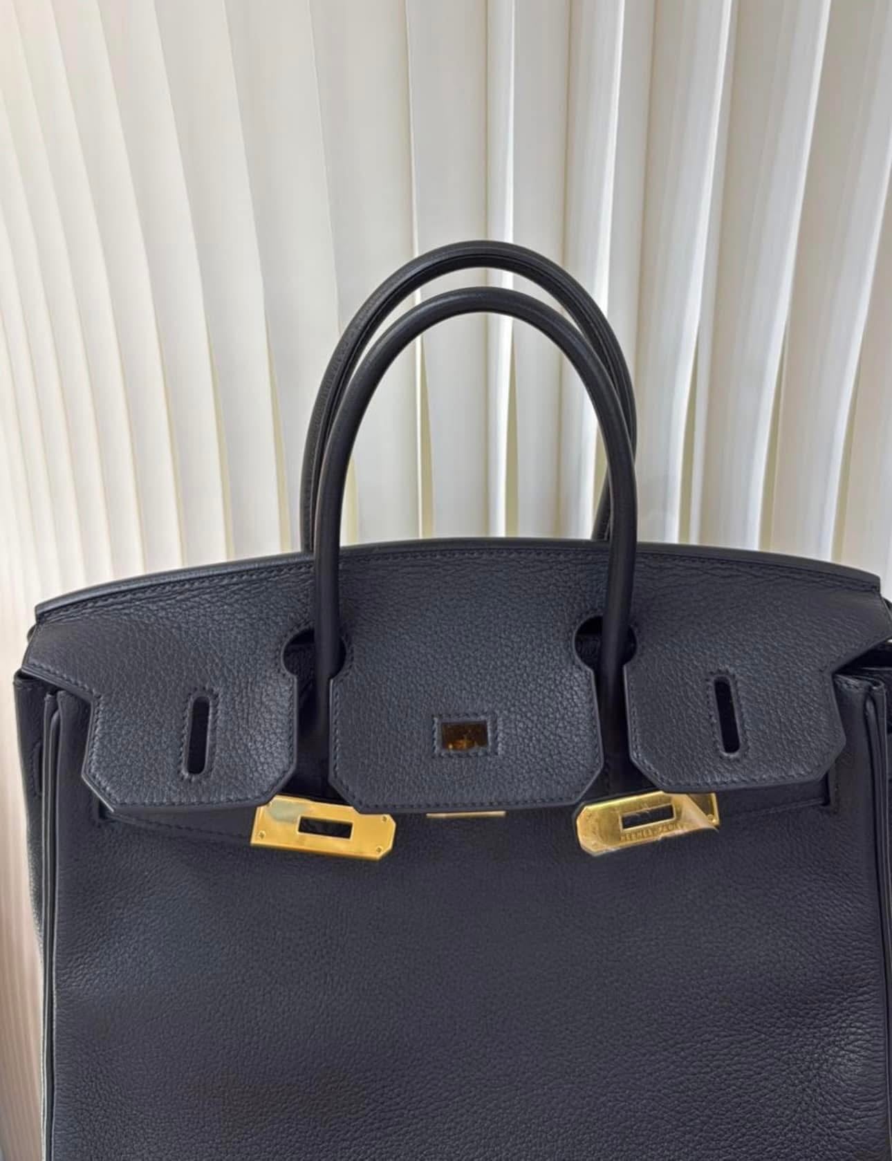 Hermès Birkin 30 Black Togo with Gold Hardware